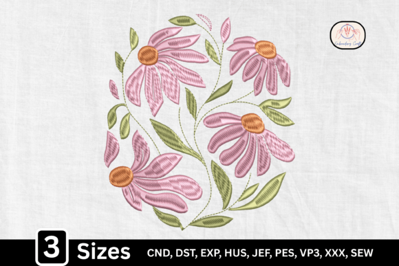 Boho Pink Daisy Embroidery Review
