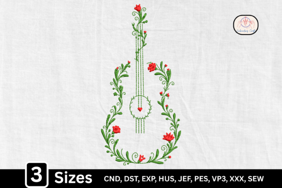 Country Floral Banjo Embroidery Review