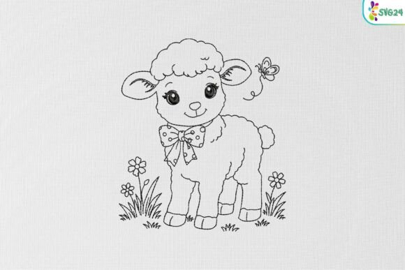 Cute Baby Lamb