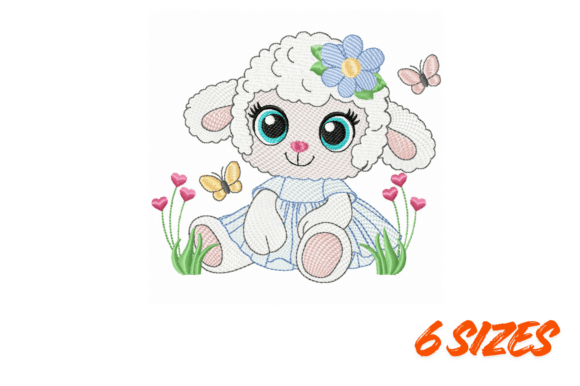 Cute Lamb Embroidery Design Review