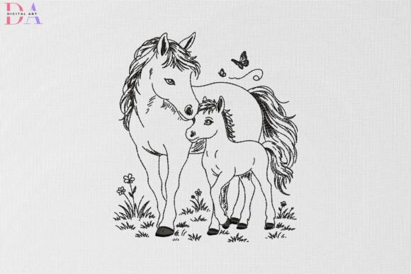 Horse Foal Meadow Butterfly Companions Review